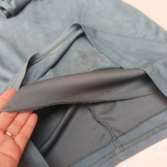 Windsor short sleeveless aqua blue dress size M with two sides on the sides - Picture 11 of 12